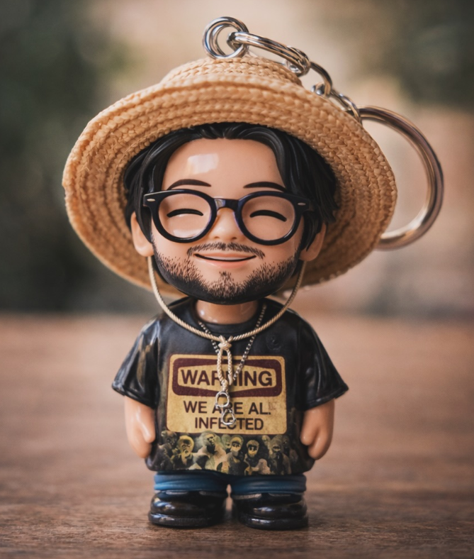 AI 3D Figurine Keychain Generator Prompt | Photorealistic Collectible Toy Style Original