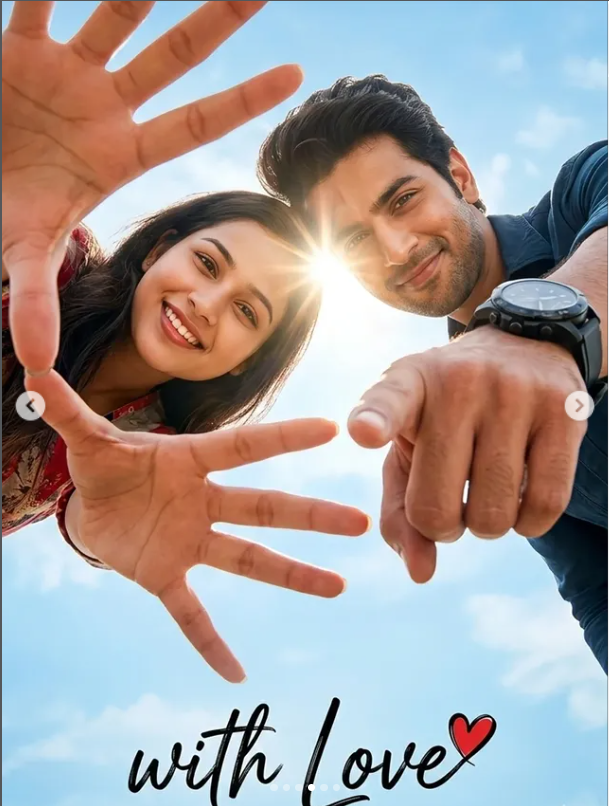 Ultra-Realistic Low Angle Cinematic Couple Movie Poster AI Image Prompt Original