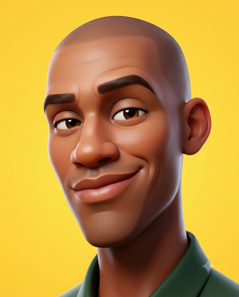 Pixar-Style 3D Cartoon Character Portrait AI Image Prompt Original